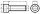 Zylinderschraube ISK 3/8-16 UNC x 1 1/4 Stahl Alloy schwarz brüniert